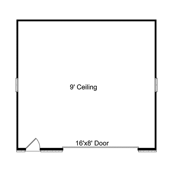 Image Of Large First Floor For House Plan 059D-6020