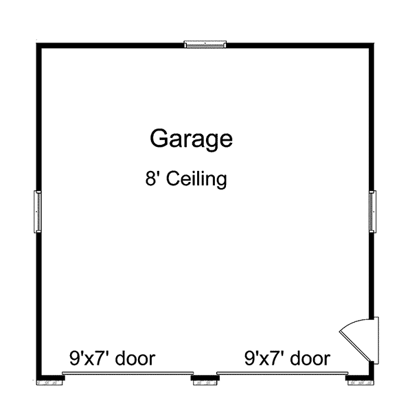 Image Of Large First Floor For House Plan 059D-6035