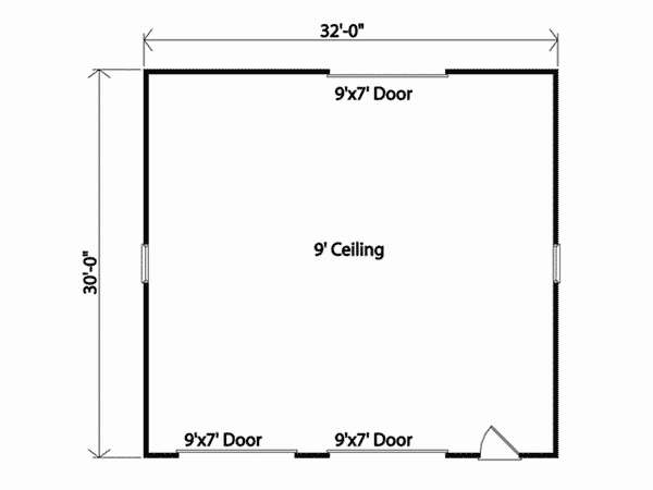 Image Of Large First Floor For House Plan 059D-6043