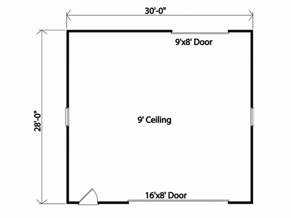 Image Of Large First Floor For House Plan 059D-6044