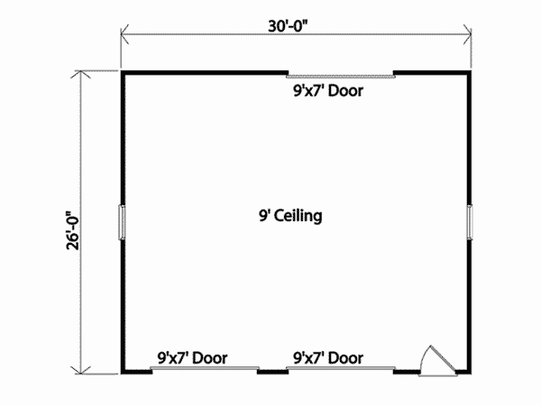 Image Of Large First Floor For House Plan 059D-6046