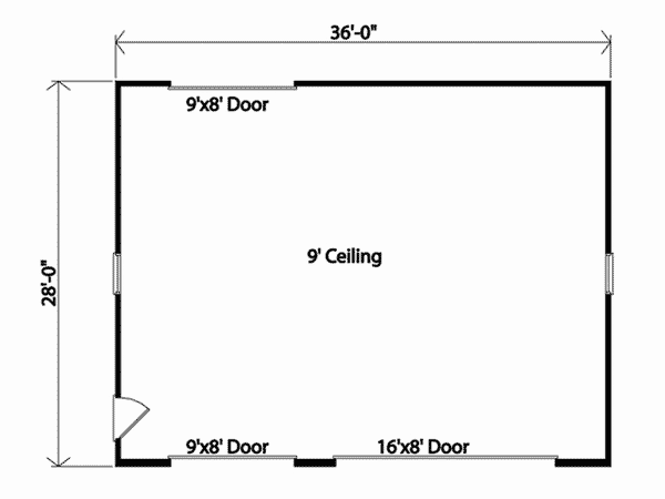 Image Of Large First Floor For House Plan 059D-6047