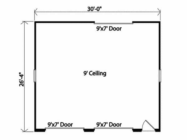 Image Of Large First Floor For House Plan 059D-6049