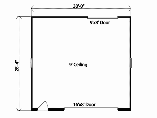 Image Of Large First Floor For House Plan 059D-6050