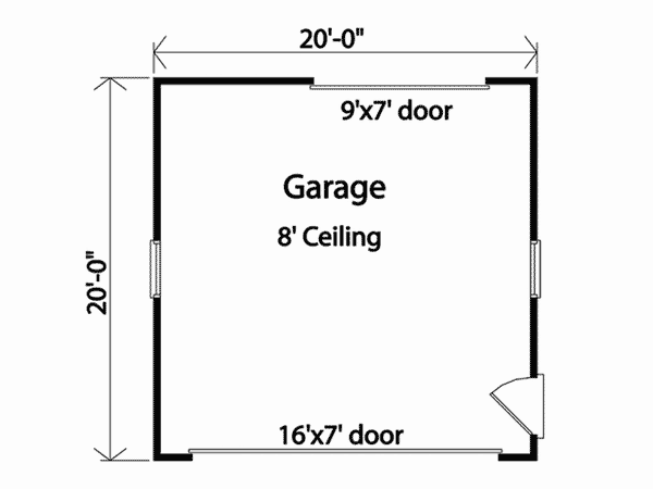 Image Of Large First Floor For House Plan 059D-6051