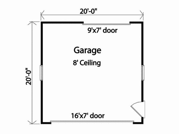 Image Of Large First Floor For House Plan 059D-6052