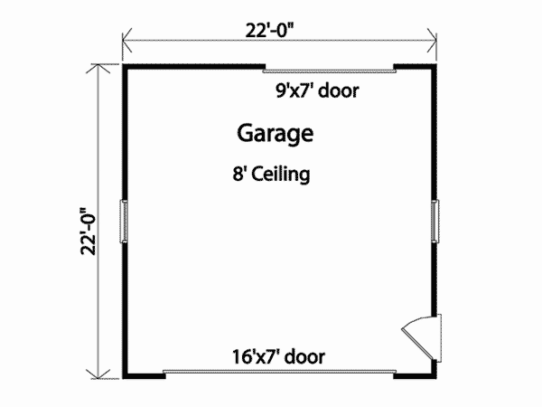 Image Of Large First Floor For House Plan 059D-6053