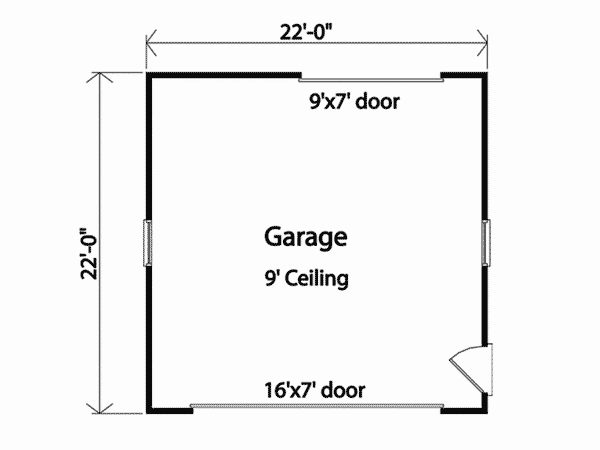 Image Of Large First Floor For House Plan 059D-6054