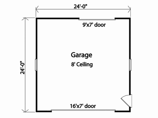 Image Of Large First Floor For House Plan 059D-6055