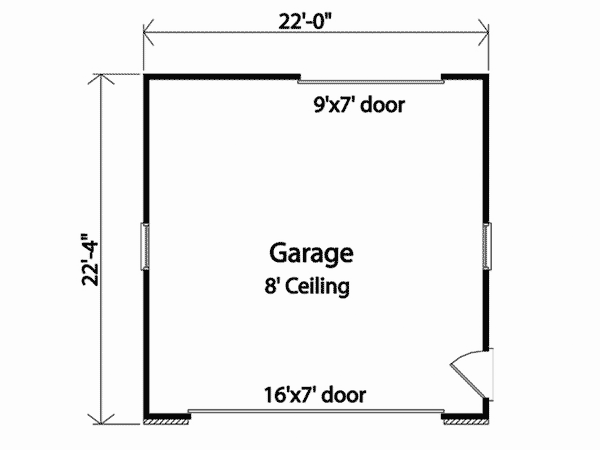 Image Of Large First Floor For House Plan 059D-6058