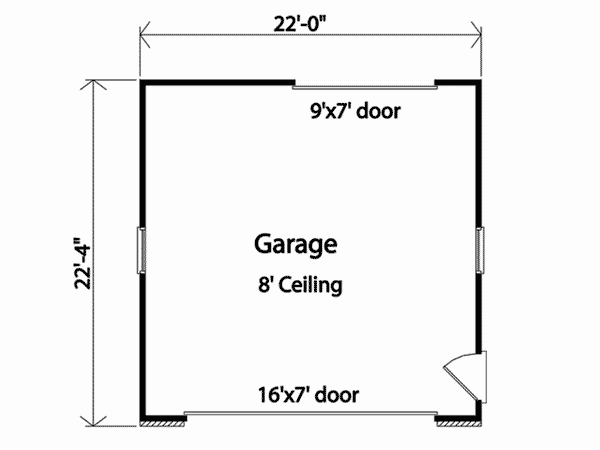 Image Of Large First Floor For House Plan 059D-6059