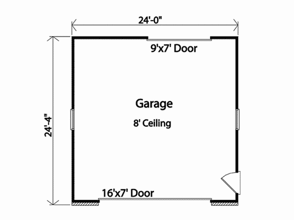 Image Of Large First Floor For House Plan 059D-6060