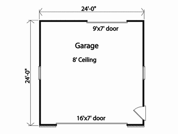 Image Of Large First Floor For House Plan 059D-6061