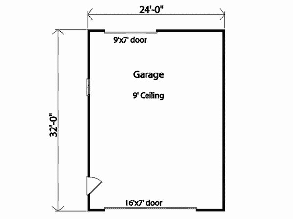 Image Of Large First Floor For House Plan 059D-6062