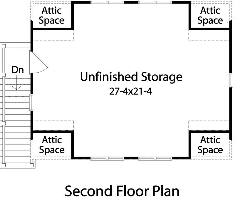 Building Plans Second Floor 059D-6064 | House Plans and More