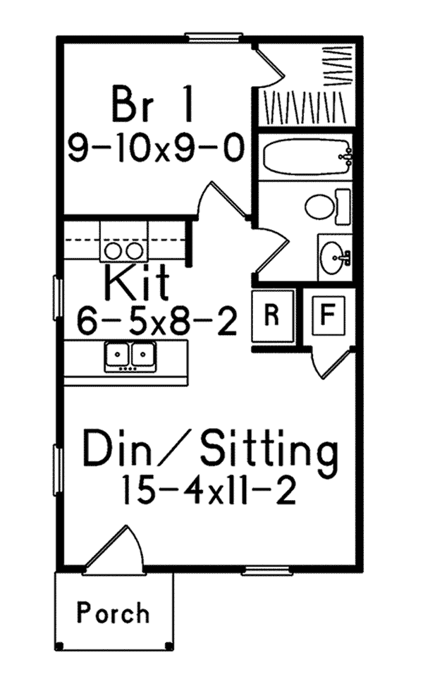 Image Of Large First Floor For House Plan 059D-7500