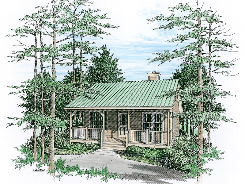 Building Plans Front of Home 059D-7501 | House Plans and More