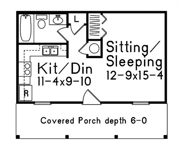 Image Of Large First Floor For House Plan 059D-7502