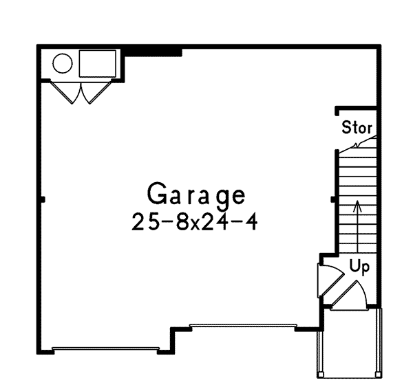 Image Of Large First Floor For House Plan 059D-7503