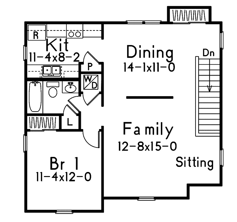 Building Plans Second Floor 059D-7503 | House Plans and More