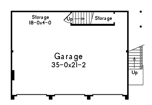 Image Of Large First Floor For House Plan 059D-7504