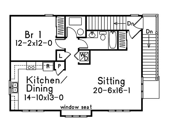 Image Of Second Floor For House Plan 059D-7504