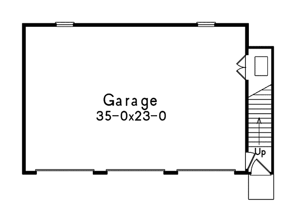 Image Of Large First Floor For House Plan 059D-7506