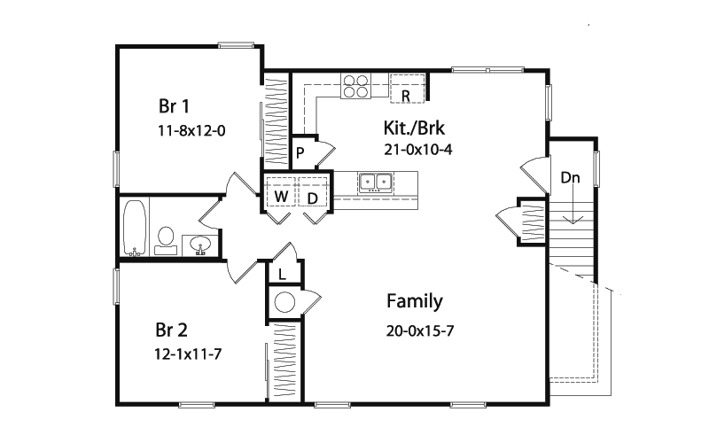 Building Plans Second Floor 059D-7509 | House Plans and More