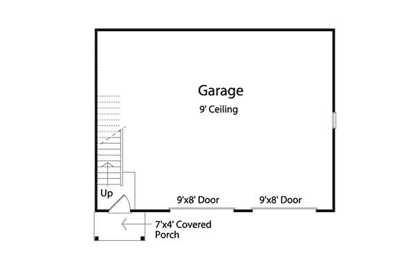 Image Of Large First Floor For House Plan 059D-7510