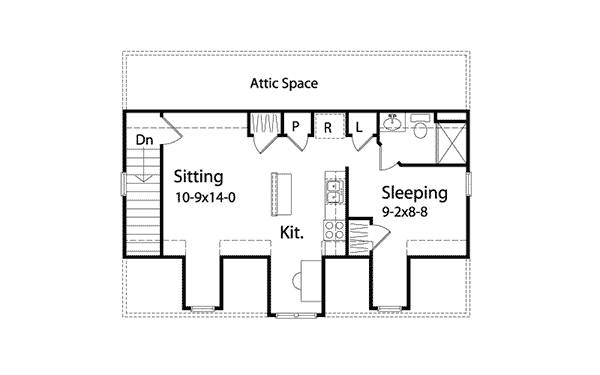 Image Of Second Floor For House Plan 059D-7510