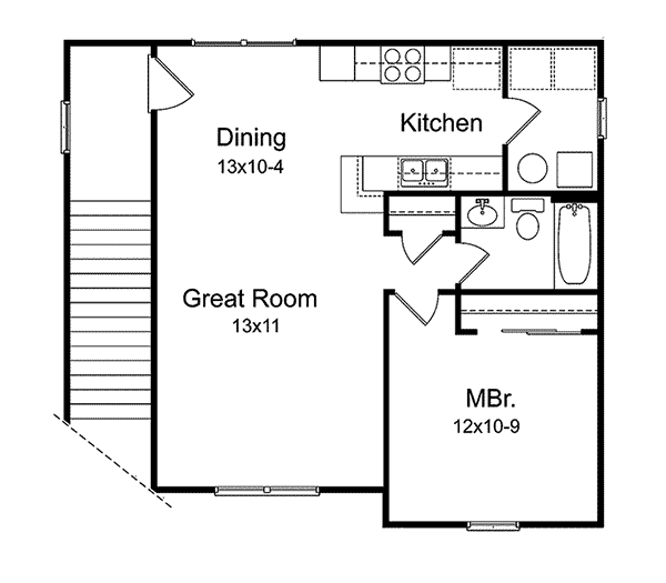 Image Of Second Floor For House Plan 059D-7515