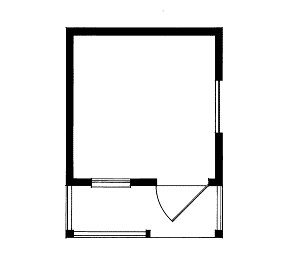 Image Of Large First Floor For House Plan 063D-4508