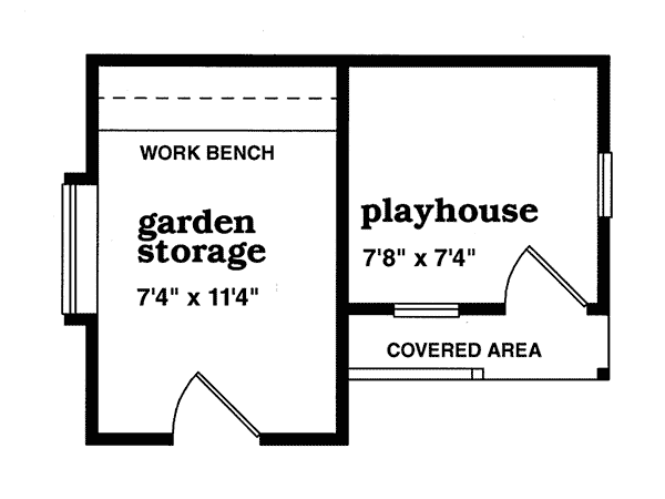 Image Of Large First Floor For House Plan 063D-4510