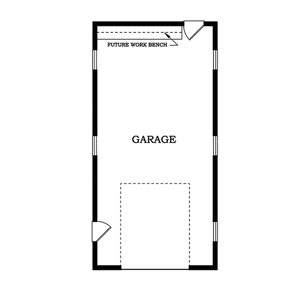 Image Of Large First Floor For House Plan 063D-6001