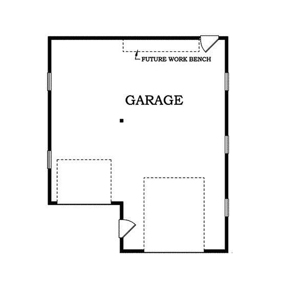 Image Of Large First Floor For House Plan 063D-6003