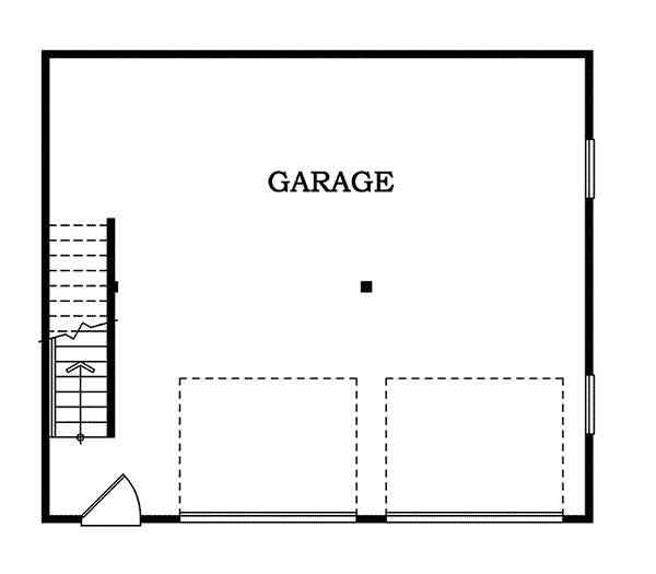 Image Of Large First Floor For House Plan 063D-6005