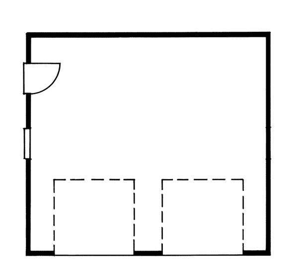 Image Of Large First Floor For House Plan 063D-6009