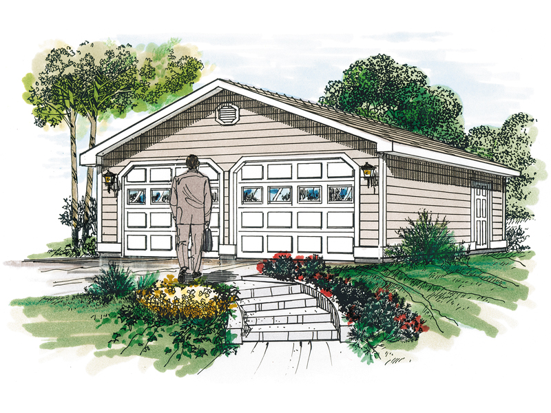 Building Plans Front of Home 063D-6013 | House Plans and More