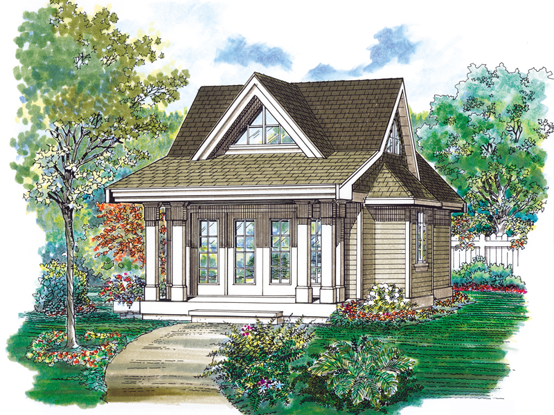 Building Plans Front of Home 063D-7501 | House Plans and More