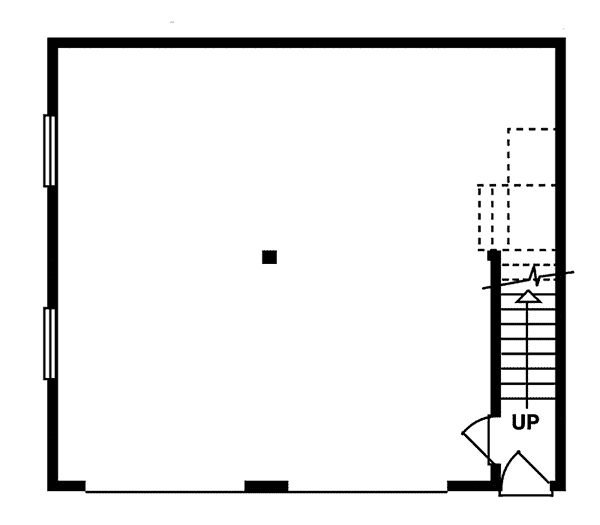 Image Of Large First Floor For House Plan 063D-7502