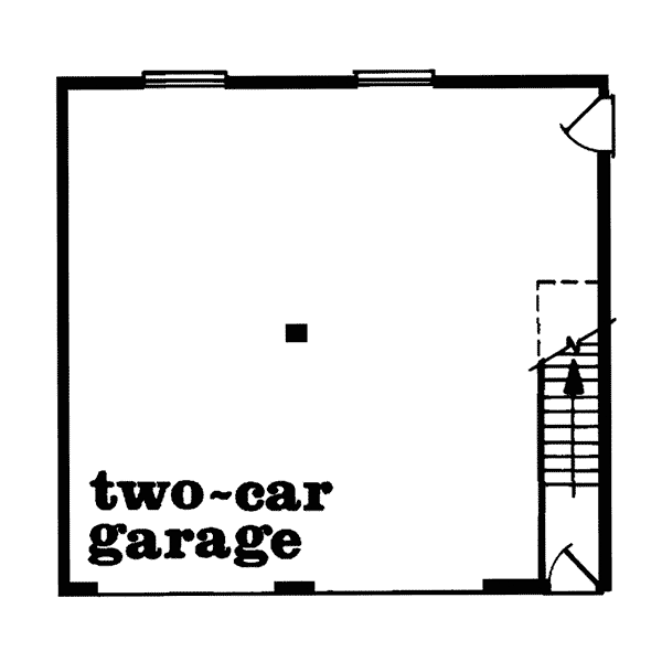 Image Of Large First Floor For House Plan 063D-7503