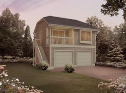 2 Car Garage with Apartment Plans
