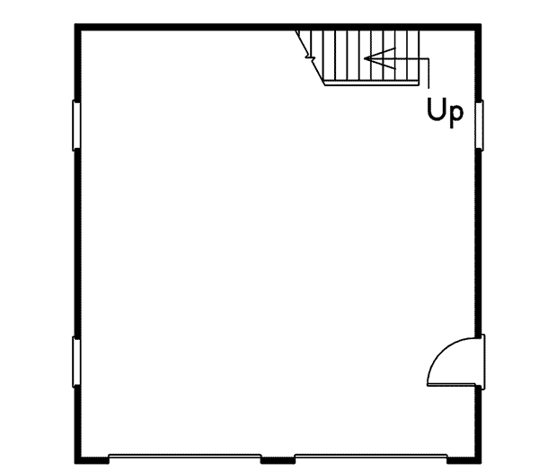 Image Of Large First Floor For House Plan 064D-6000