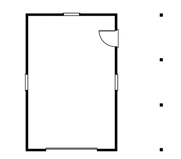 Image Of Large First Floor For House Plan 064D-6001