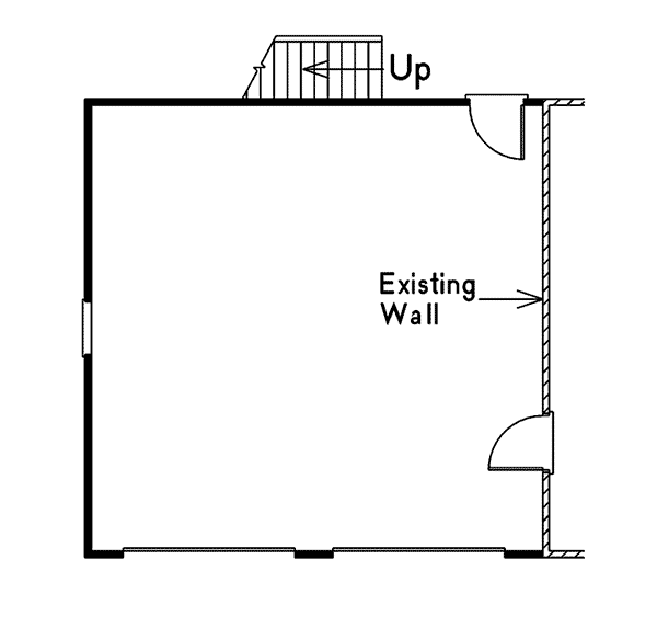 Image Of Large First Floor For House Plan 064D-6002