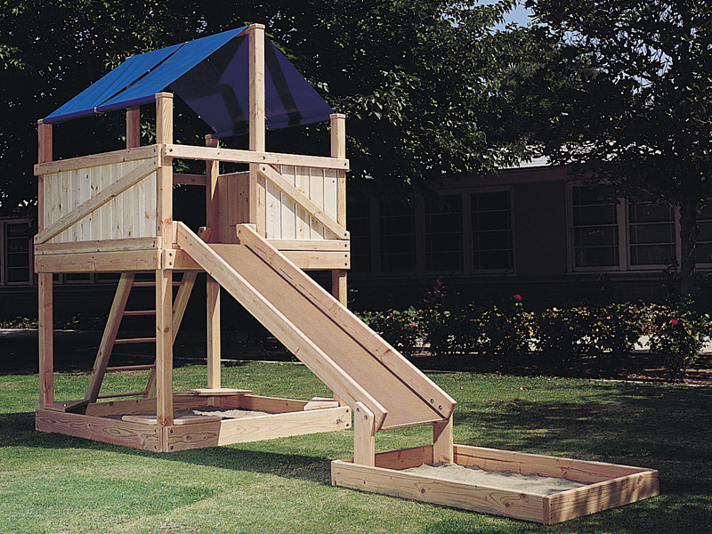 Building Plans Front of Home Play Structure