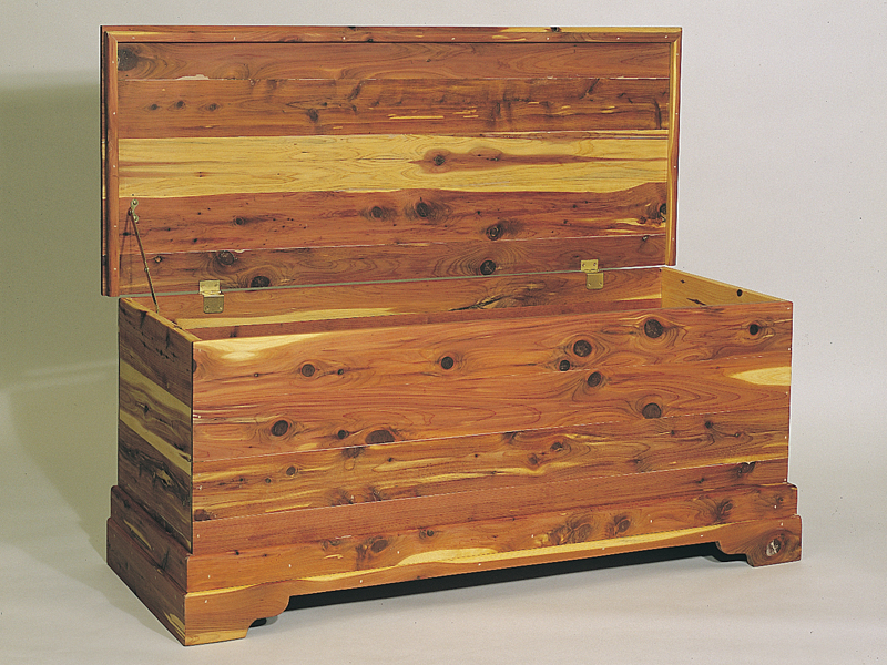 Building Plans Front of Home Cedar Chest