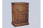 Two-door ice box is the perfect addition to a country style kitchen or breakfast nook