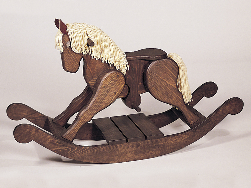 Mediterranean Plan Front of Home Pony Rocker