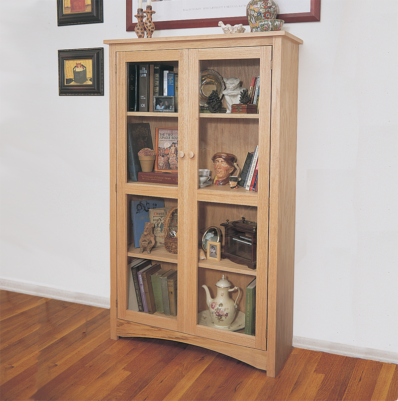 Building Plans Front of Home Craftsman Bookcase